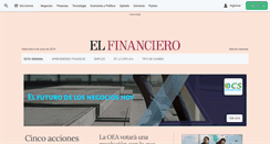Desktop Screenshot of elfinancierocr.com